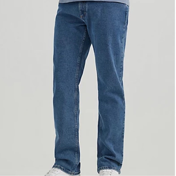 WRANGLER Five Star Premium Denim Flex for Comfort Regular Fit in Dusk Blue 34x32 - Picture 1 of 7